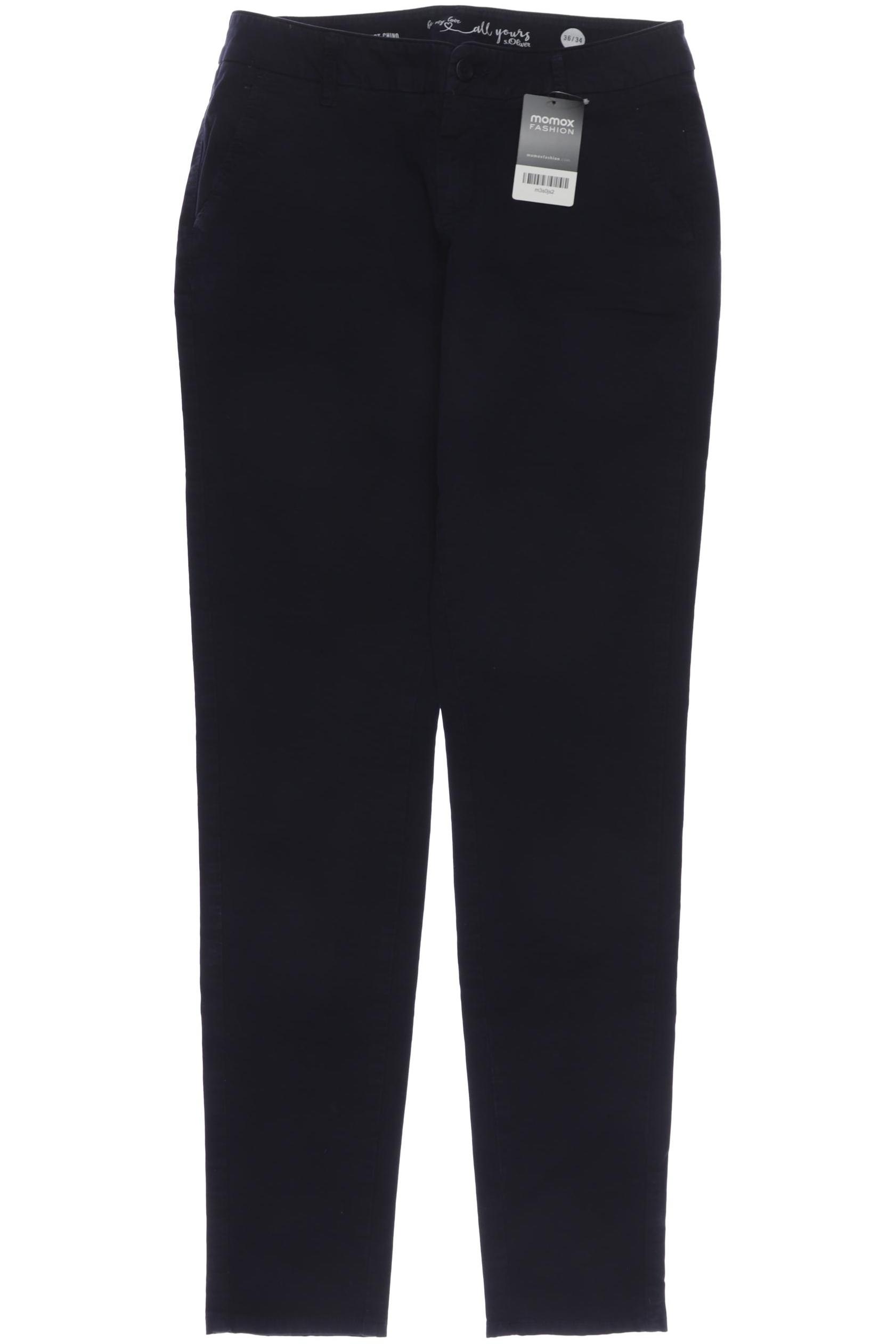 

s.Oliver Damen Stoffhose, marineblau, Gr. 36