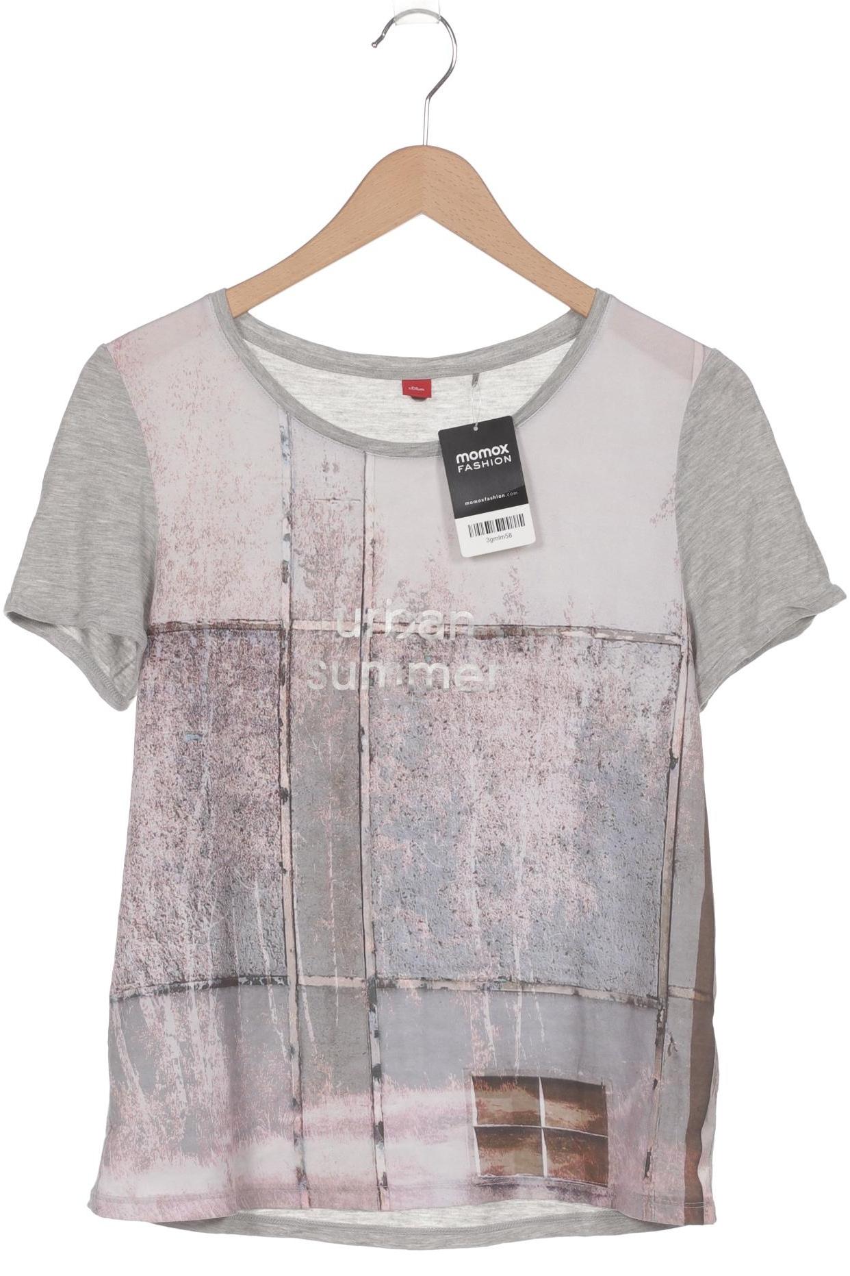 

s.Oliver Damen T-Shirt, grau, Gr. 36