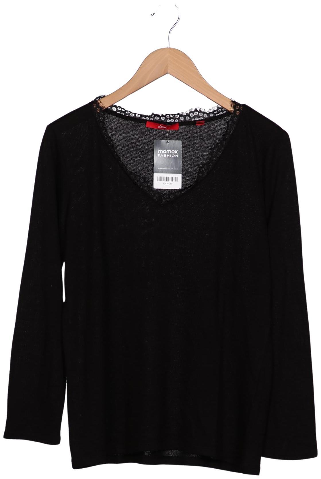 

s.Oliver Damen Pullover, schwarz, Gr. 40