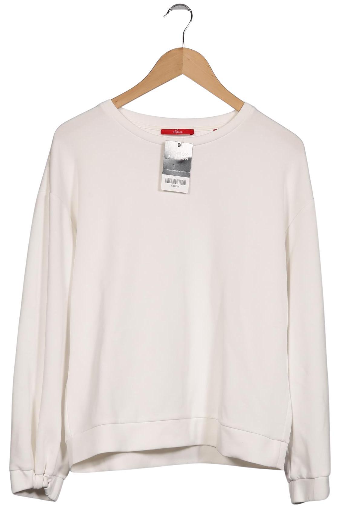 

s.Oliver Damen Sweatshirt, cremeweiß, Gr. 38