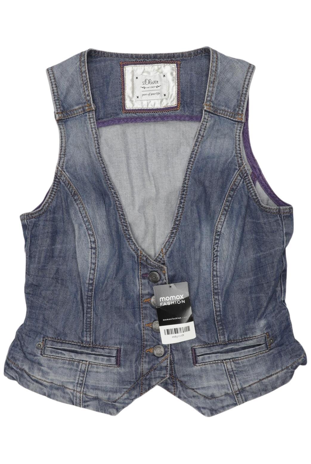 

s.Oliver Damen Weste, blau, Gr. 34