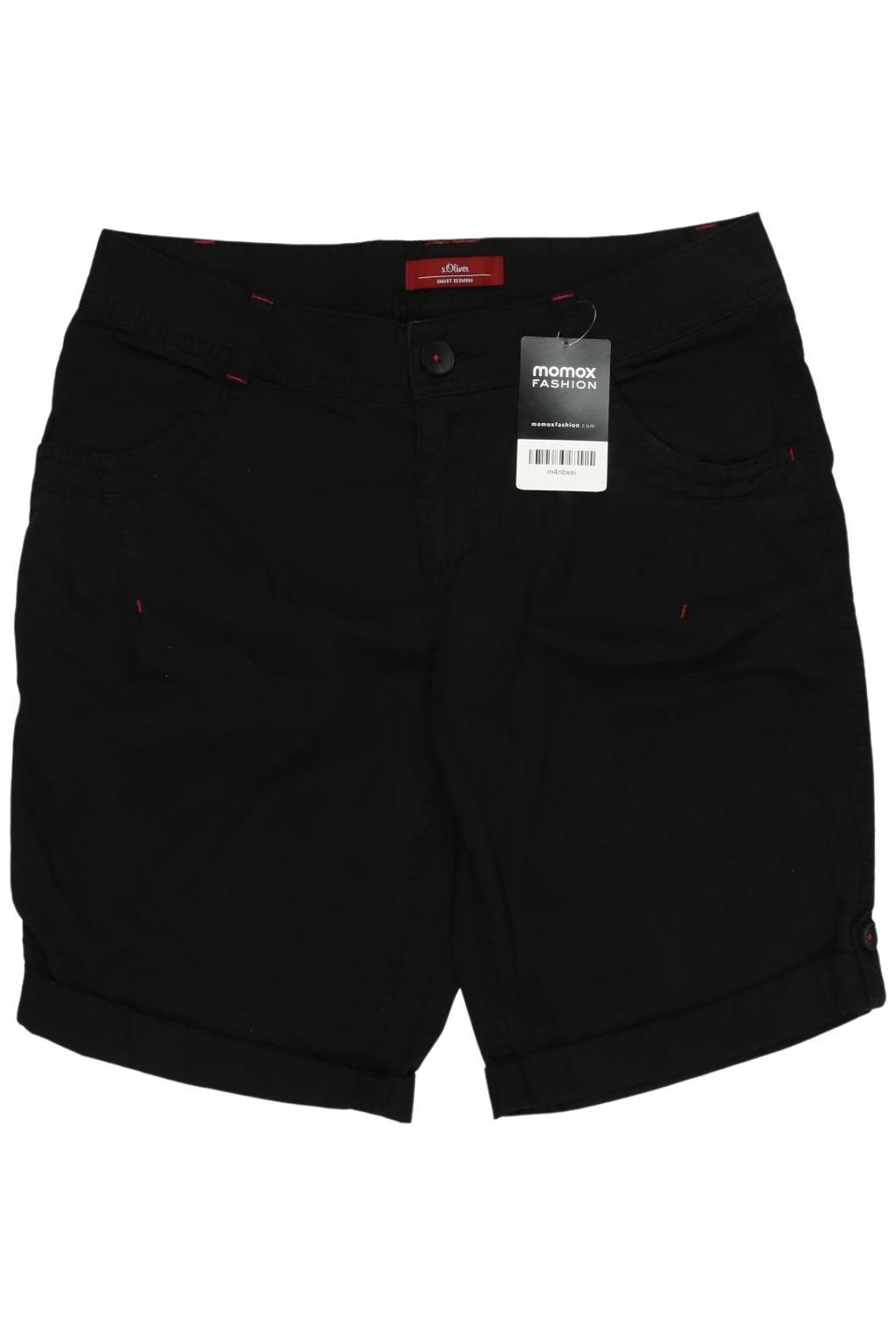 

s.Oliver Damen Shorts, schwarz, Gr. 36