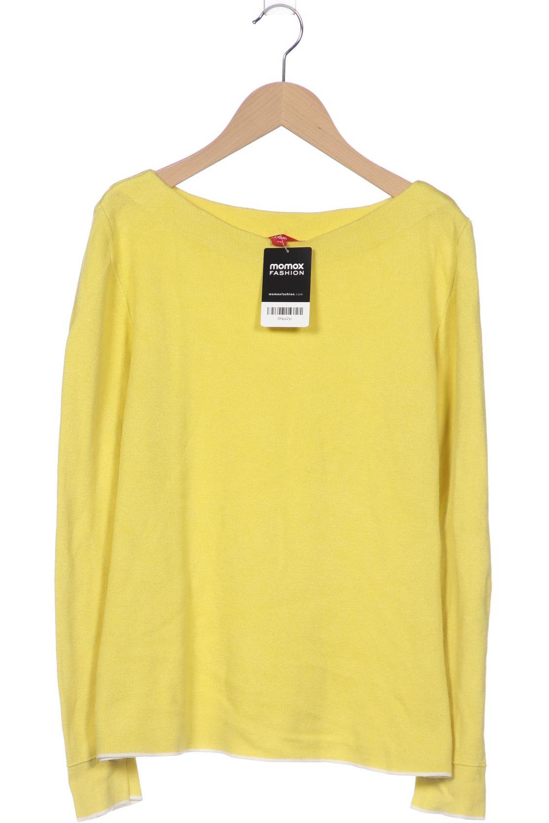 

s.Oliver Damen Pullover, gelb, Gr. 38