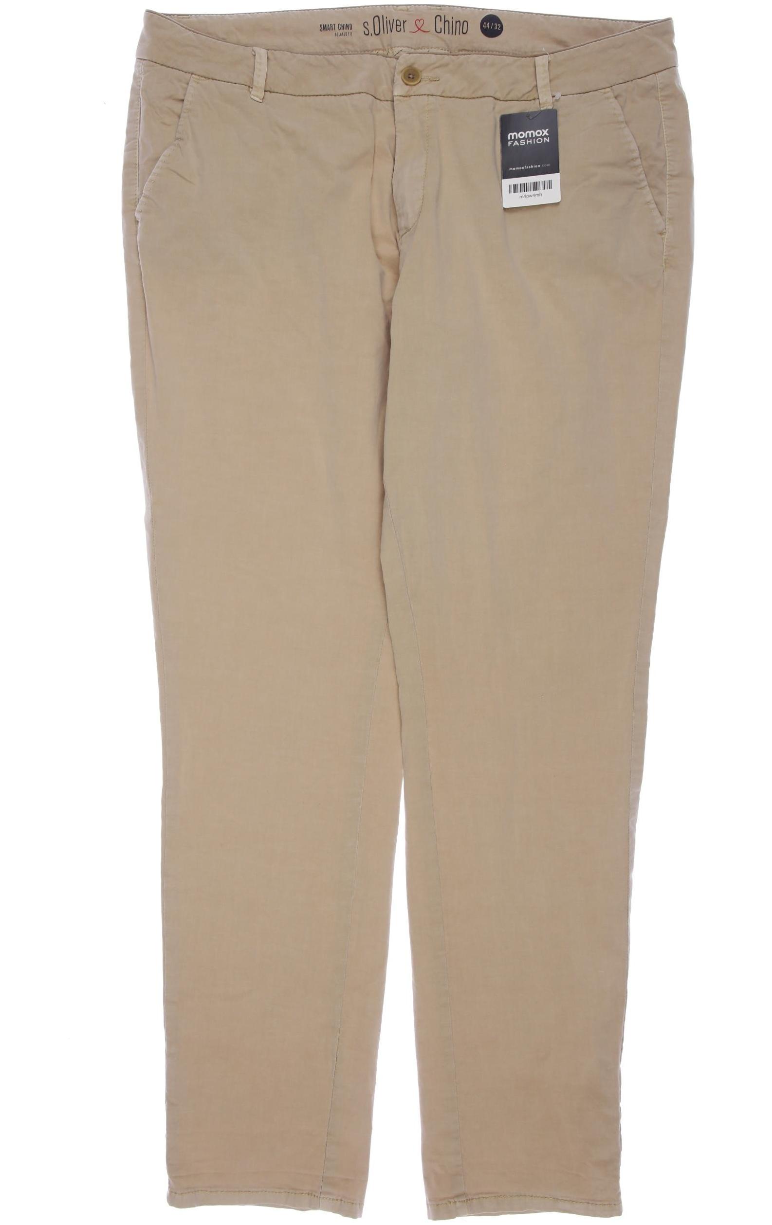 

s.Oliver Damen Stoffhose, beige, Gr. 44