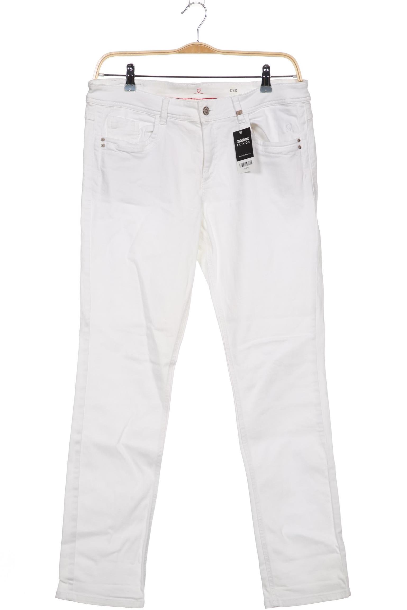 

s.Oliver Damen Jeans, weiß