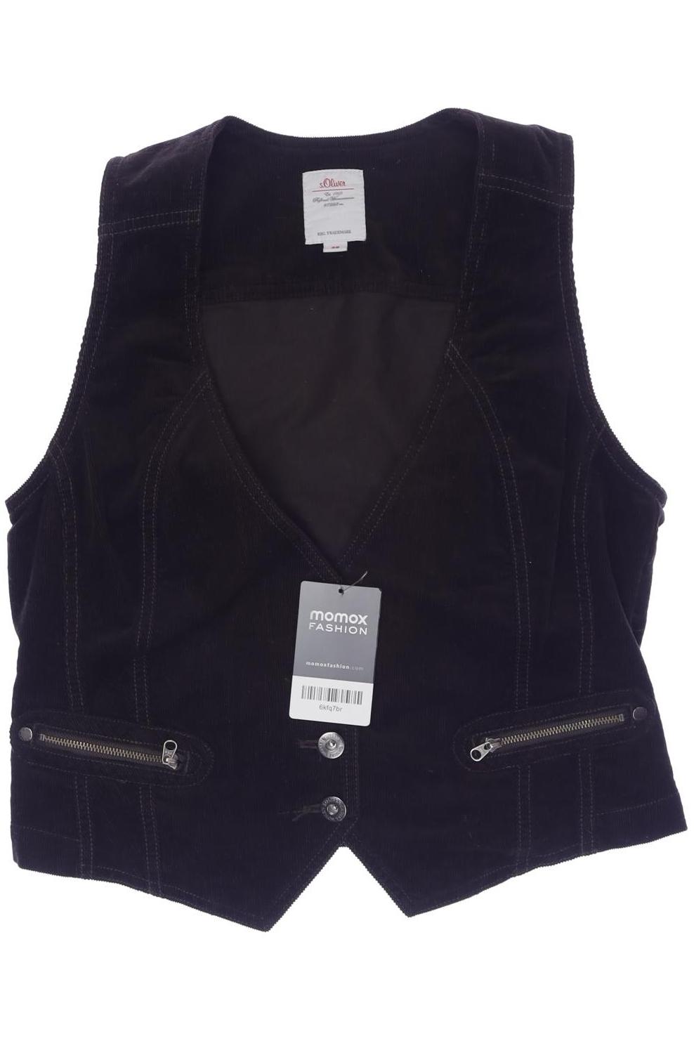 

s.Oliver Damen Weste, braun, Gr. 38