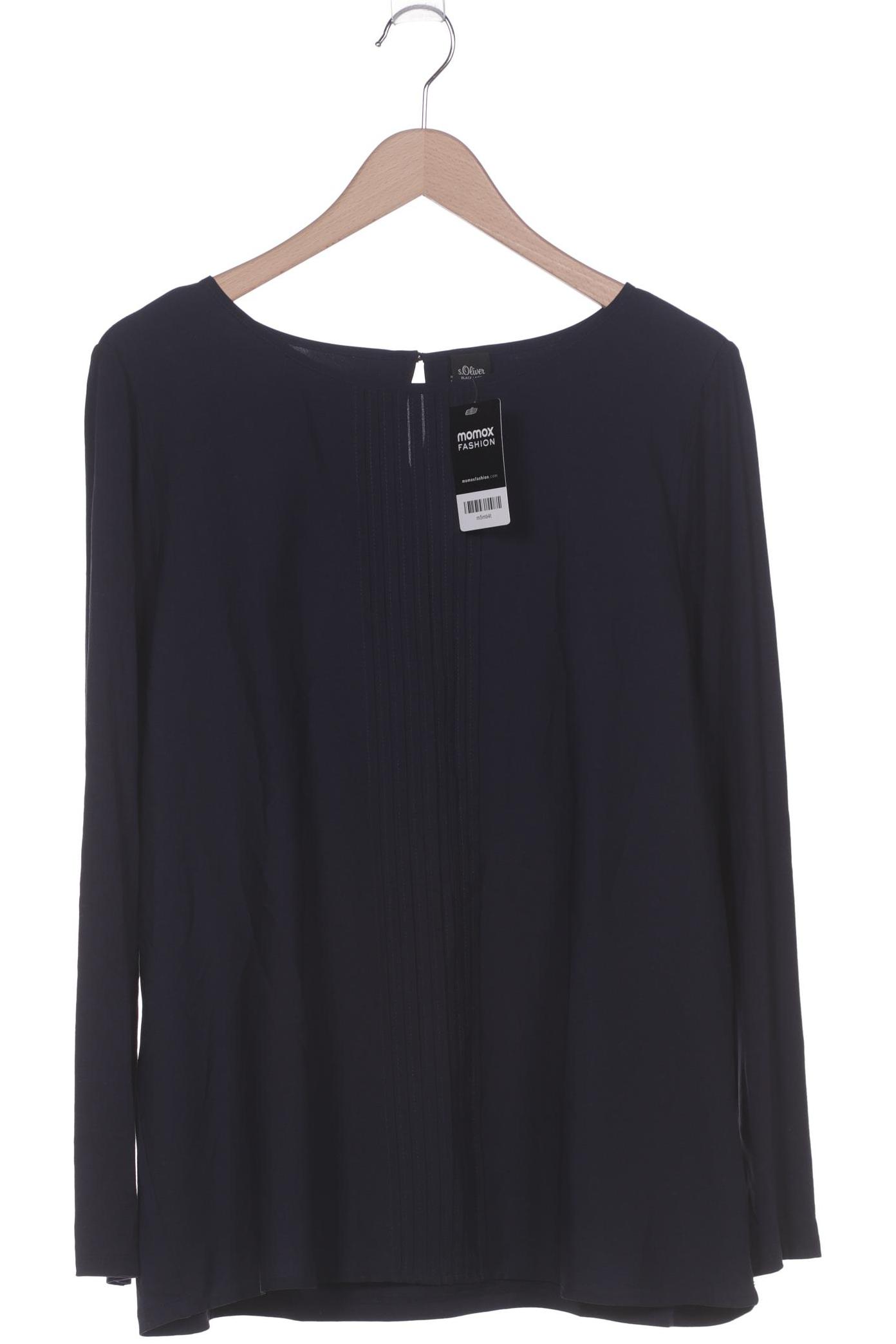 

s.Oliver Damen Langarmshirt, marineblau, Gr. 46