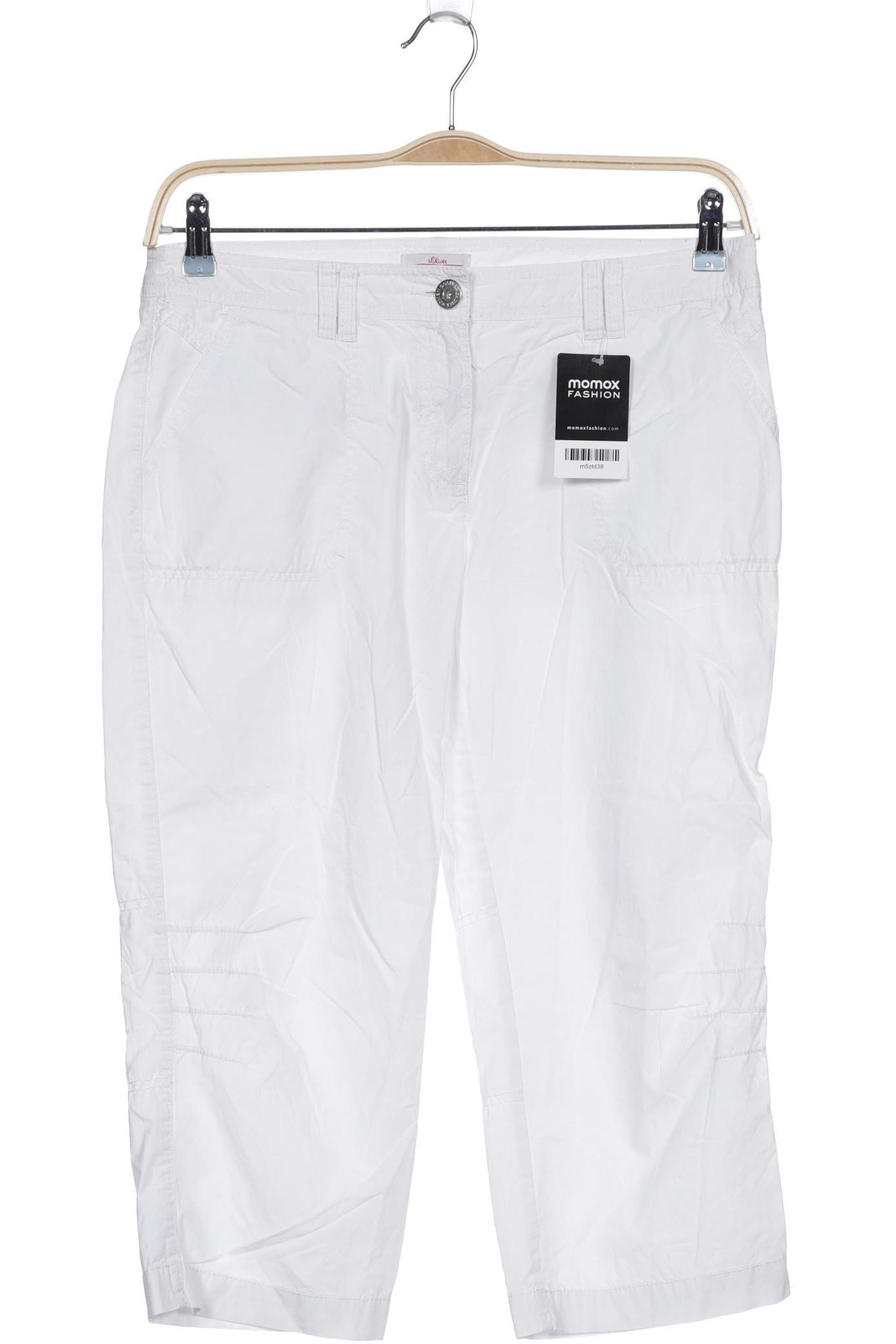 

s.Oliver Damen Shorts, weiß