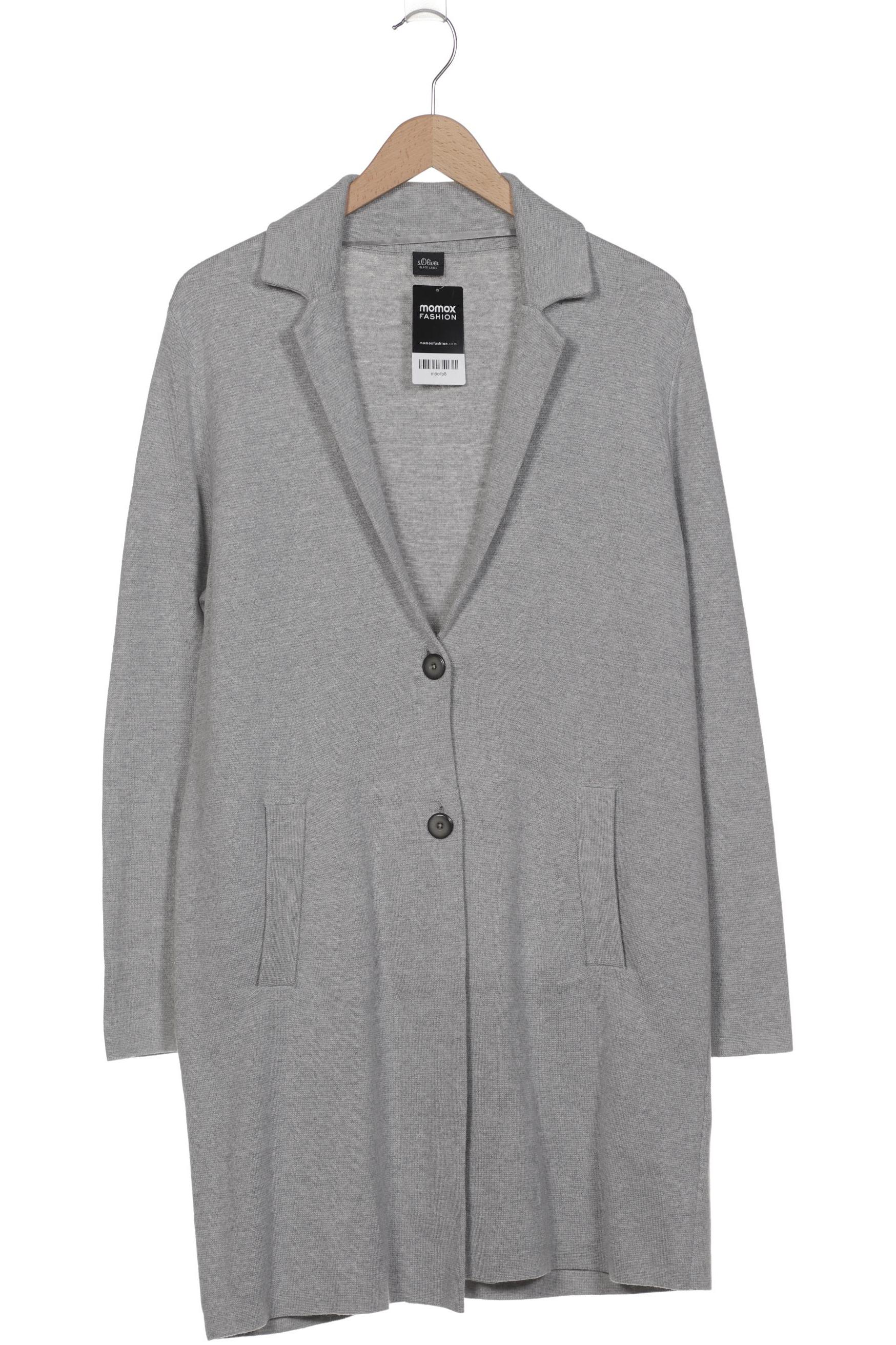 

s.Oliver Damen Strickjacke, grau, Gr. 42