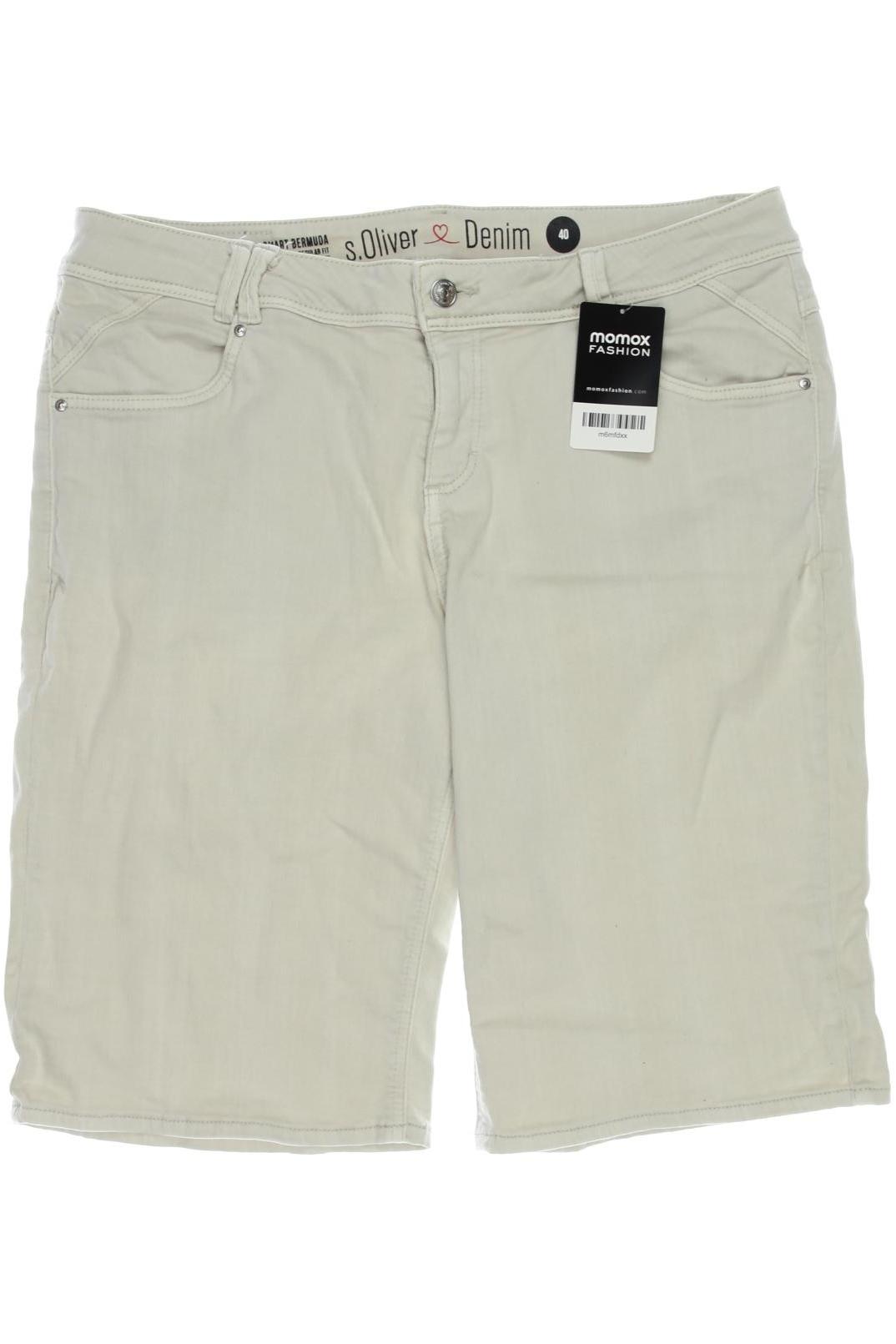 

s.Oliver Damen Shorts, cremeweiß, Gr. 40
