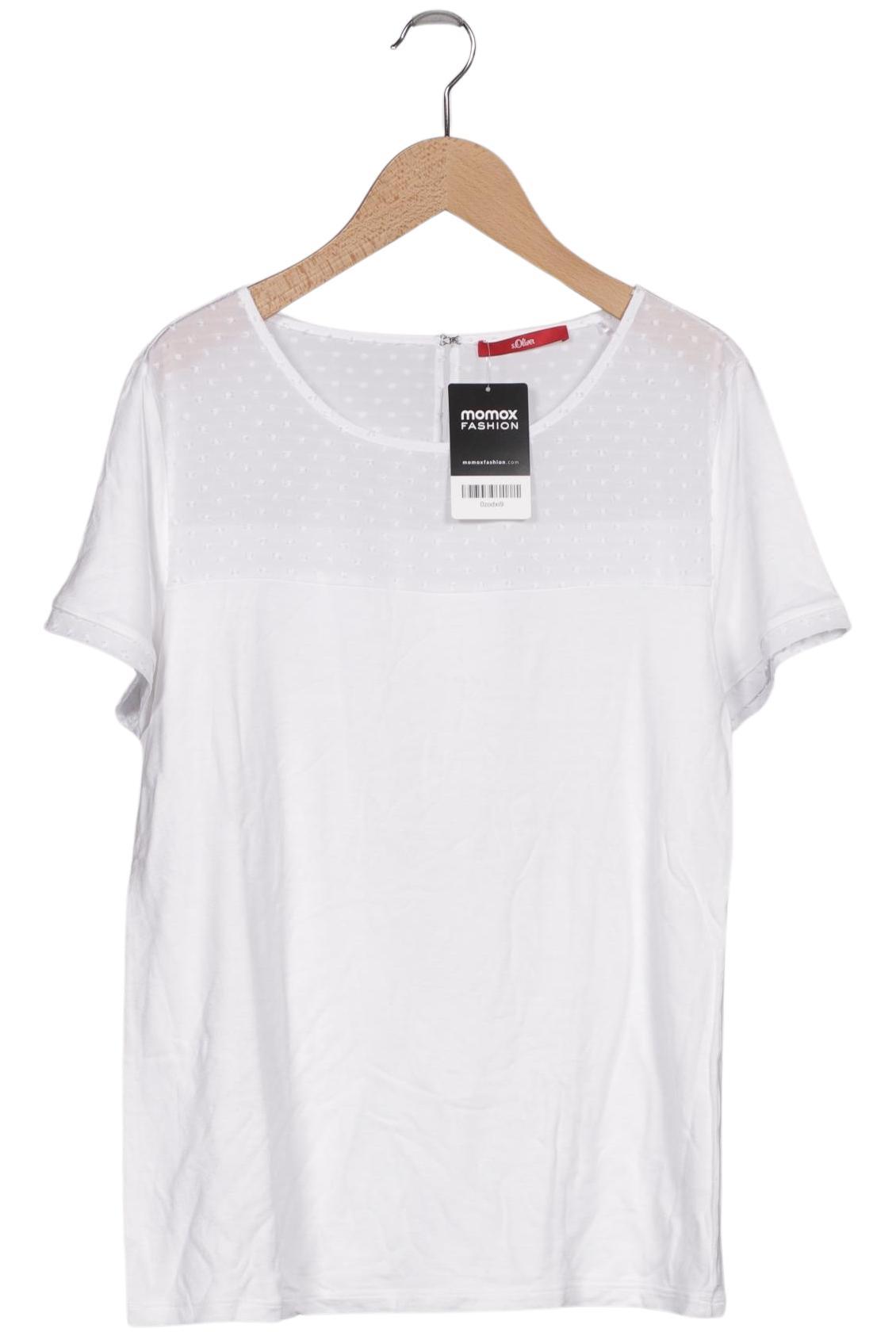 

s.Oliver Damen T-Shirt, weiß, Gr. 38