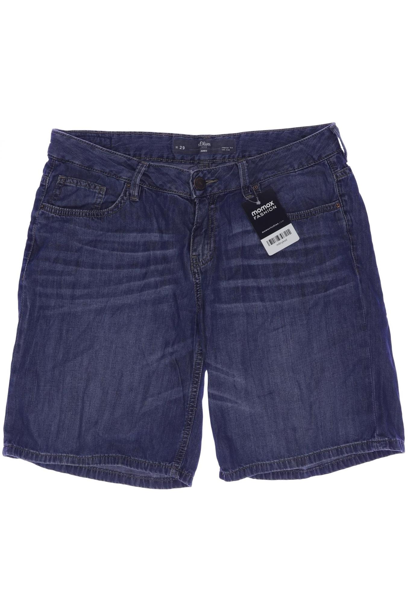 

s.Oliver Damen Shorts, blau, Gr. 29