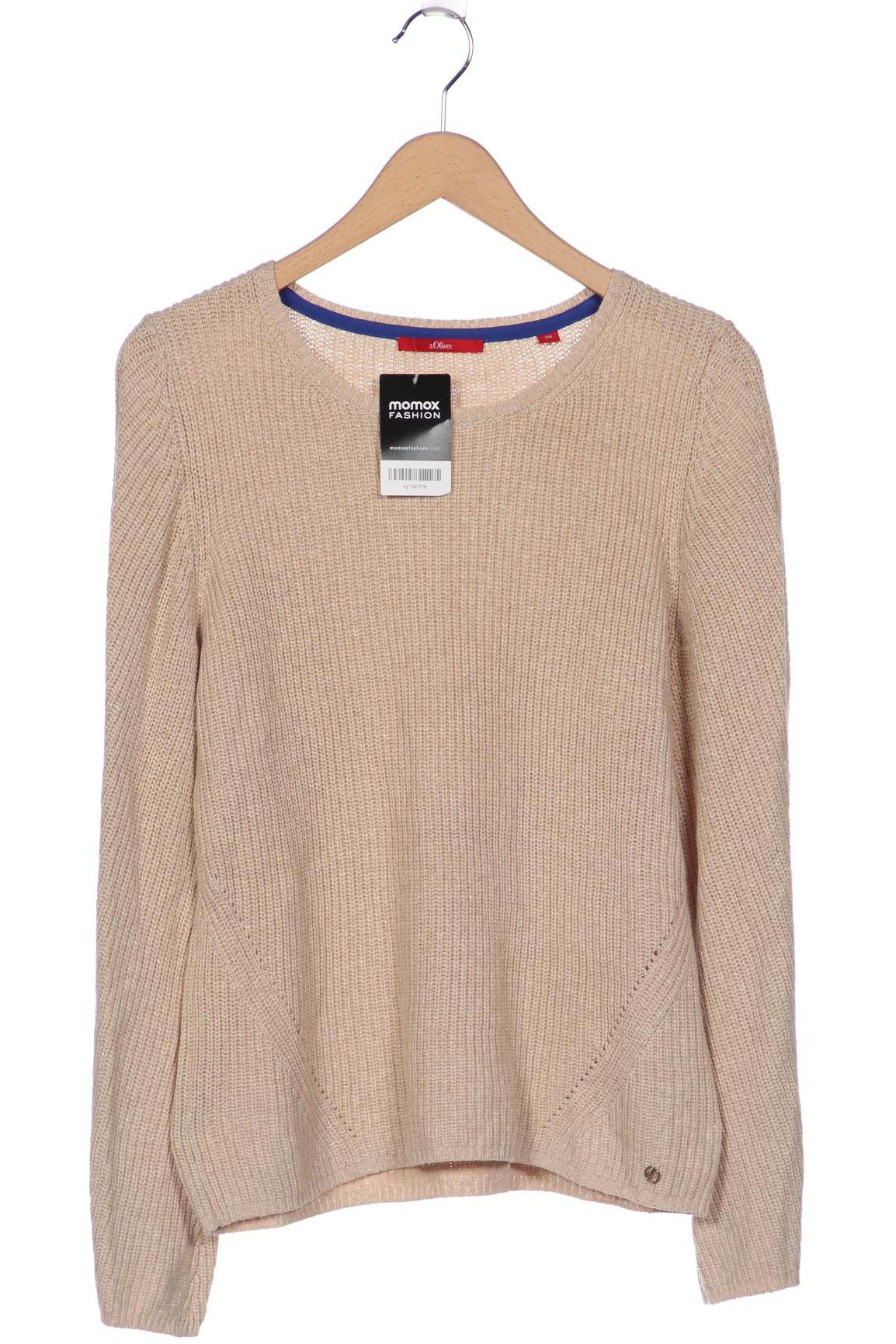

s.Oliver Damen Pullover, beige, Gr. 38