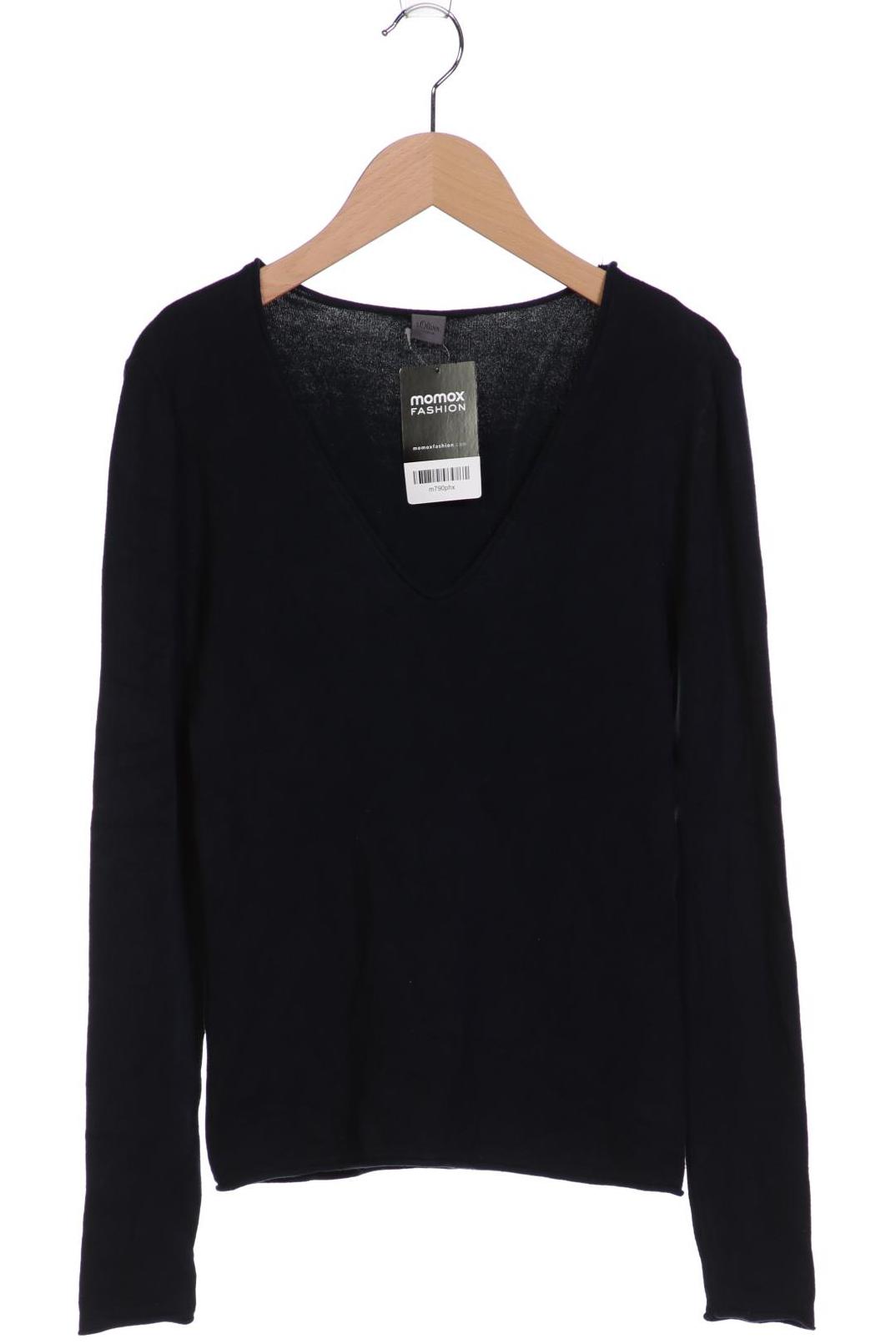 

s.Oliver Damen Pullover, marineblau