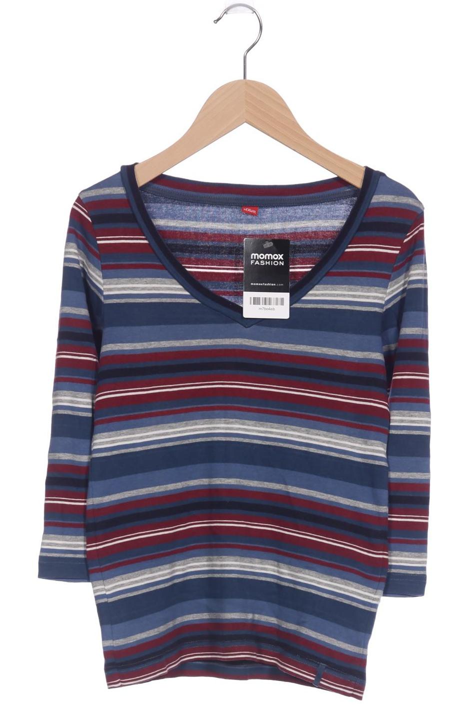 

s.Oliver Damen Langarmshirt, blau, Gr. 34
