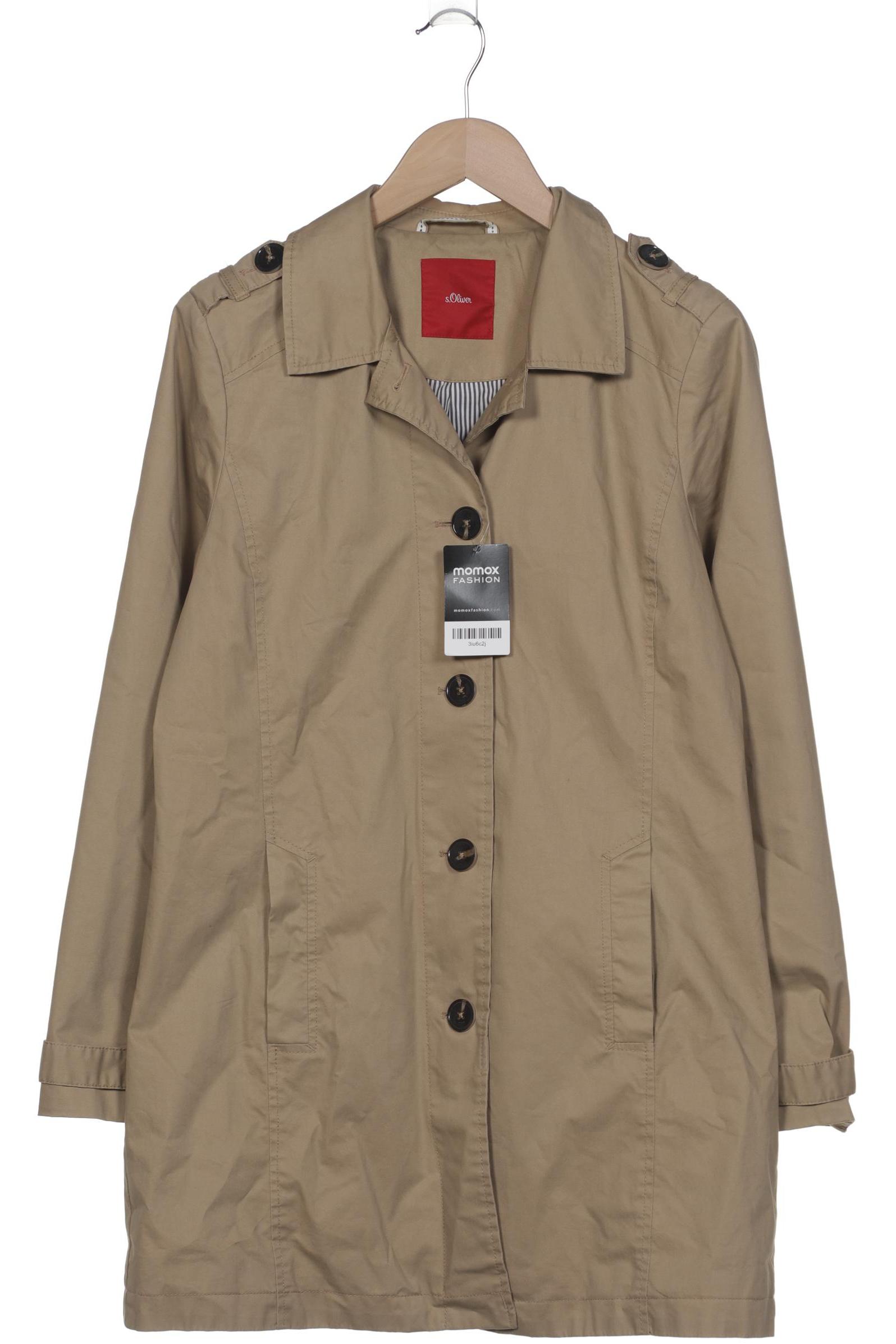 

s.Oliver Damen Mantel, beige, Gr. 40