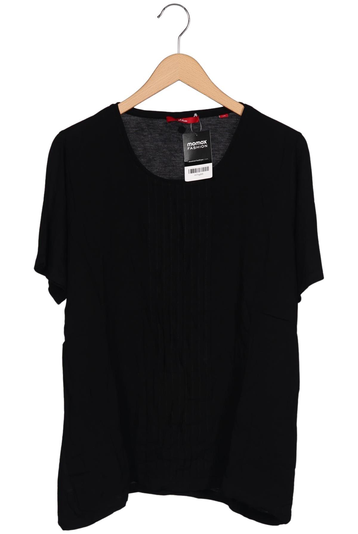 

s.Oliver Damen T-Shirt, schwarz, Gr. 46