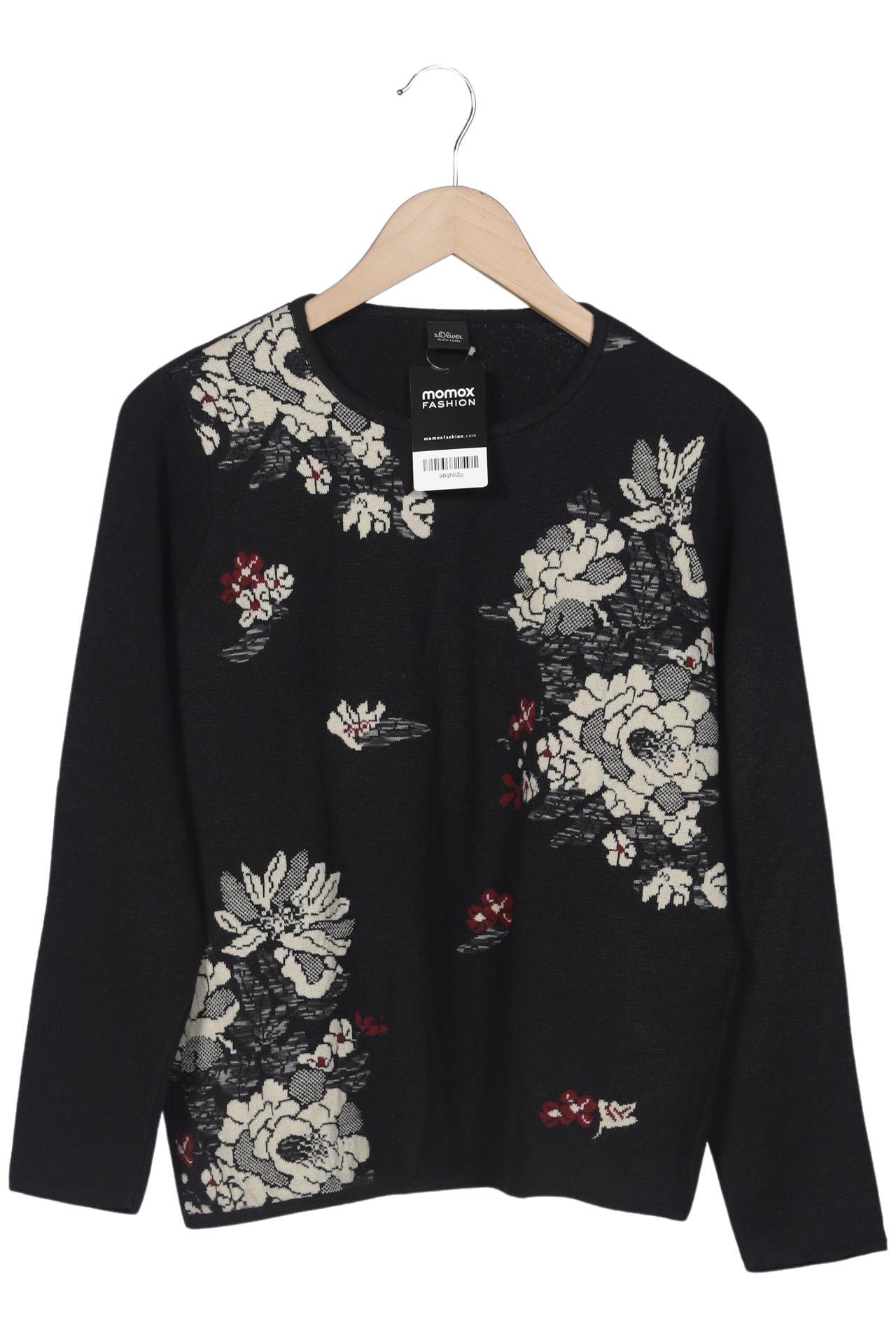 

s.Oliver Damen Pullover, schwarz, Gr. 40