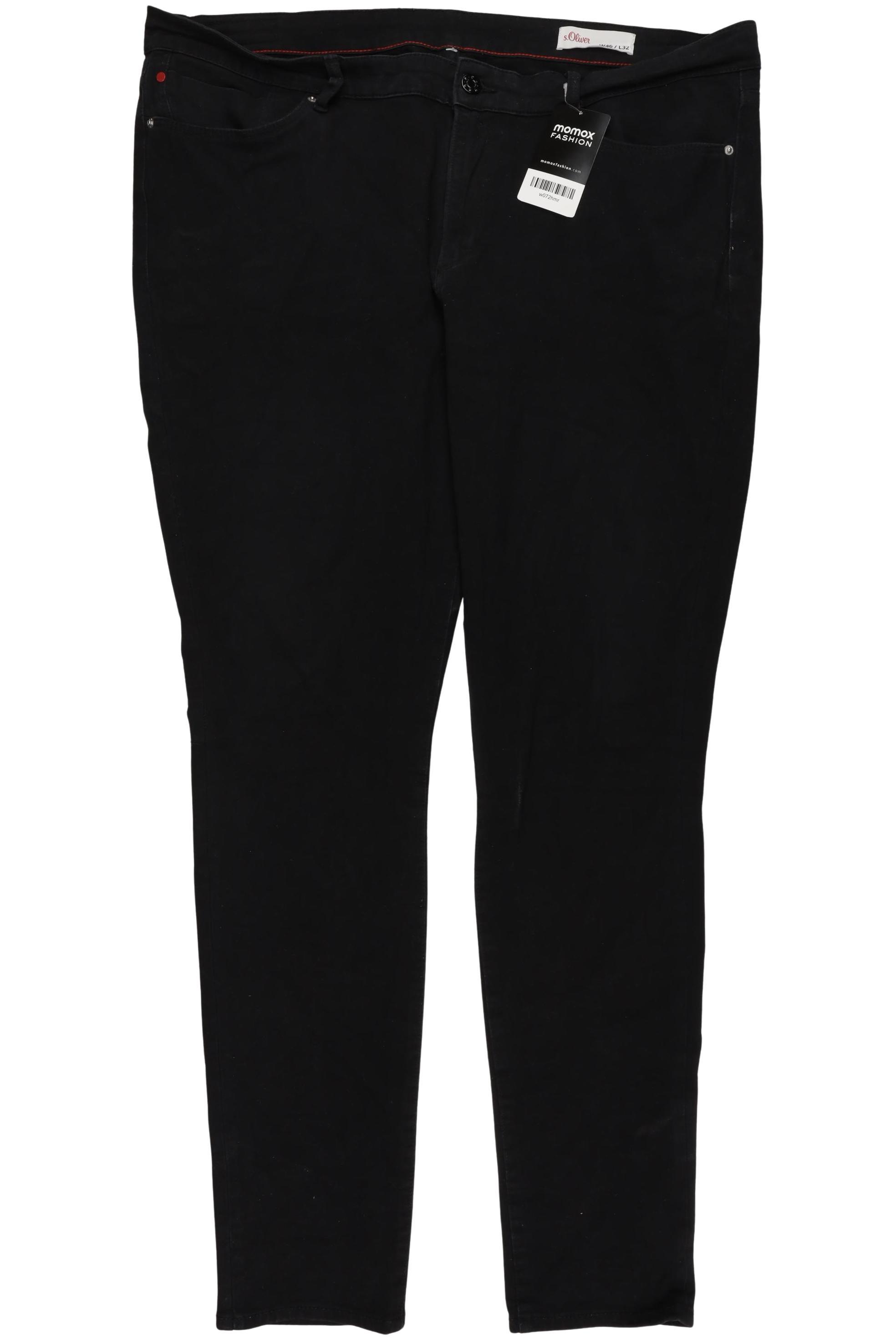 

s.Oliver Damen Jeans, schwarz, Gr. 46