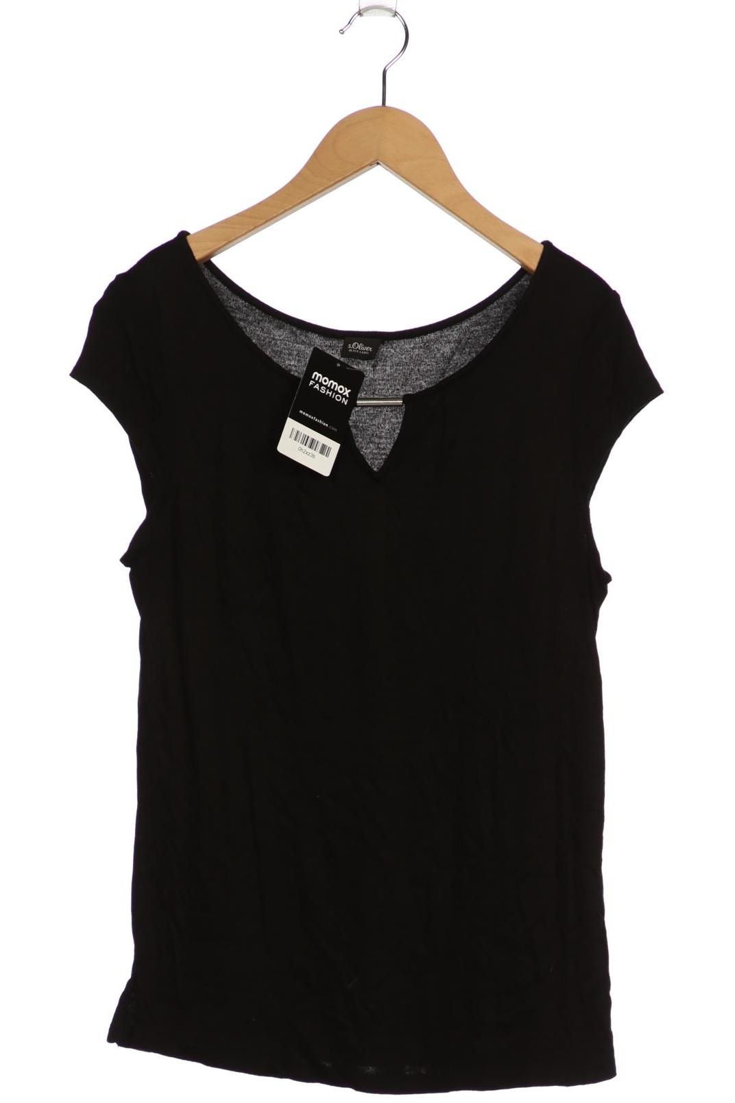 

s.Oliver Damen T-Shirt, schwarz, Gr. 36