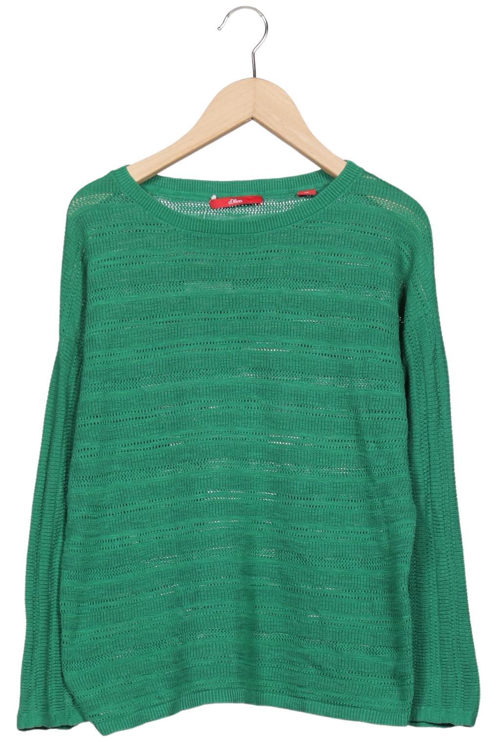 

s.Oliver Damen Pullover, grün, Gr. 34