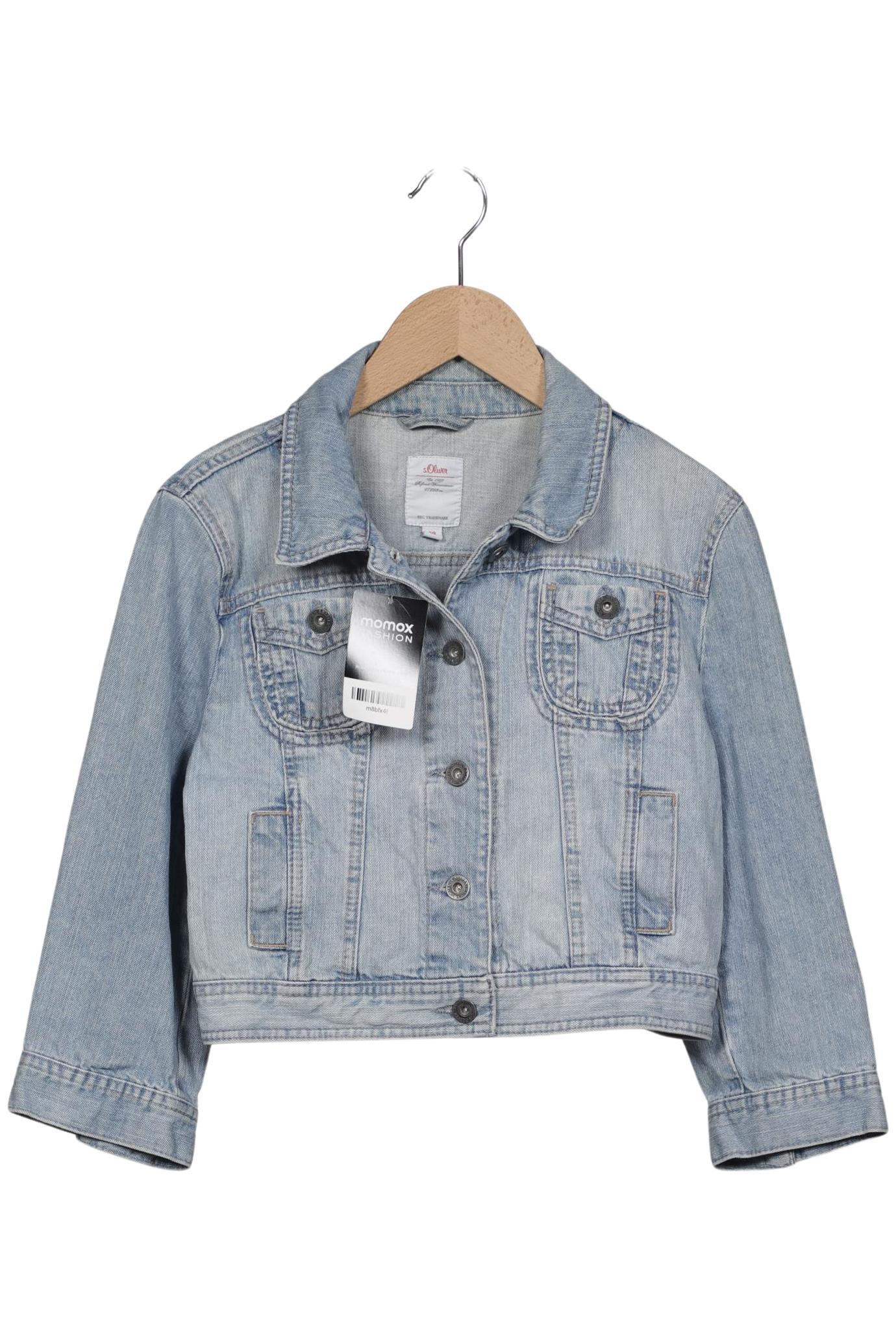 

s.Oliver Damen Jacke, hellblau, Gr. 38