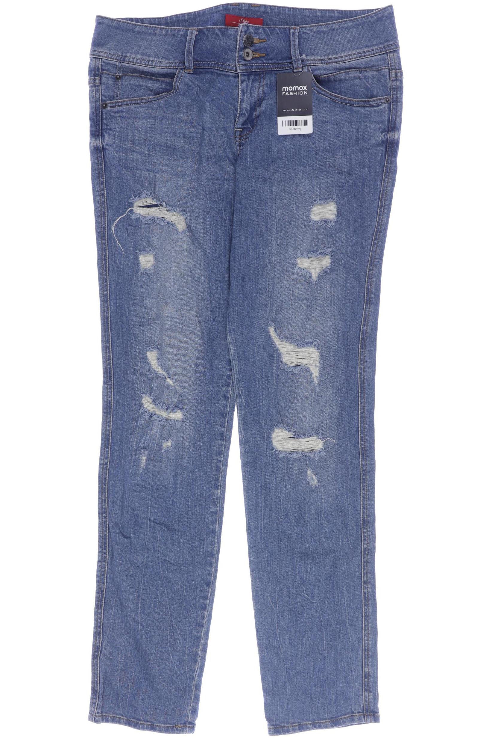 

s.Oliver Damen Jeans, blau