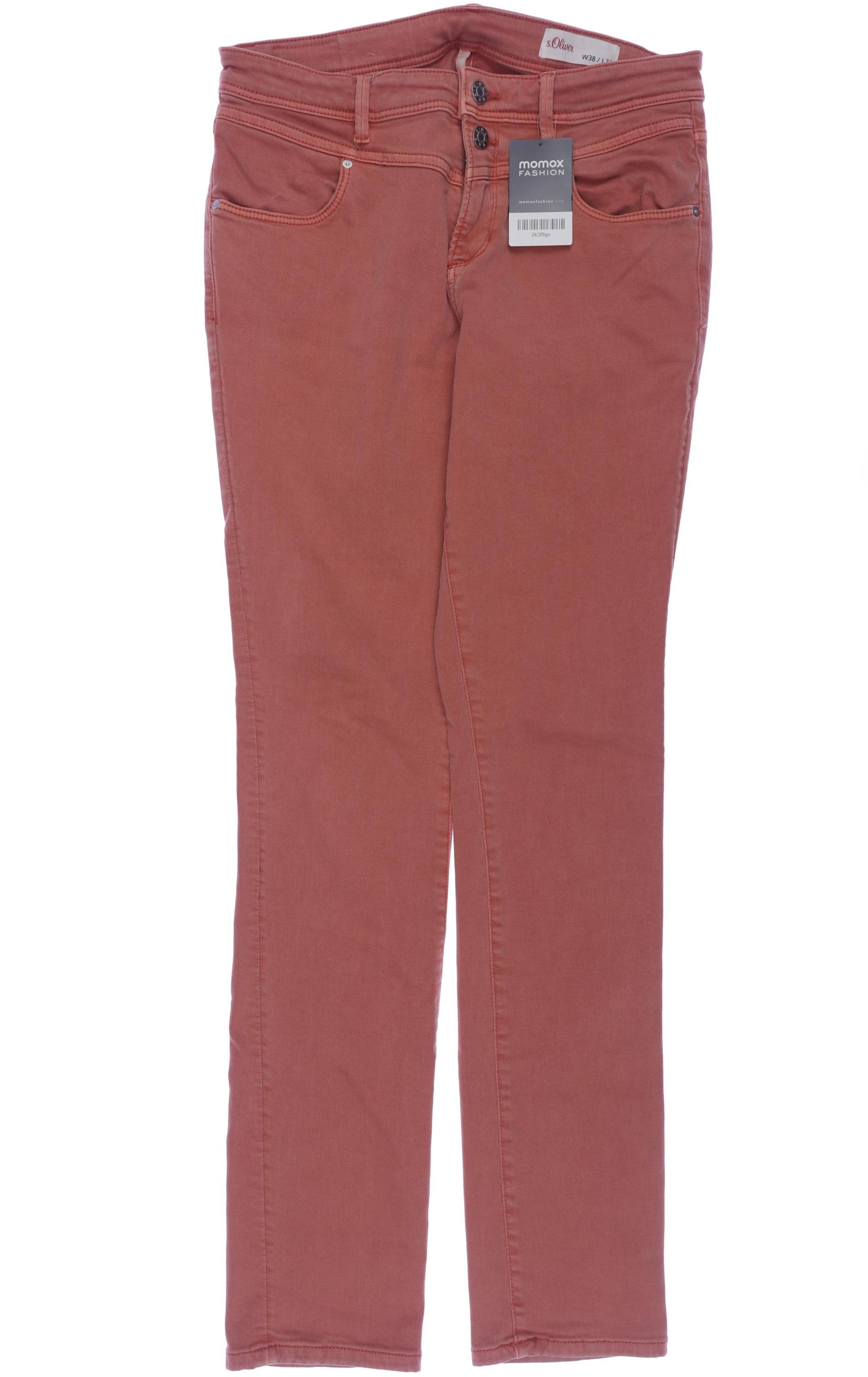 

s.Oliver Damen Jeans, orange, Gr. 38