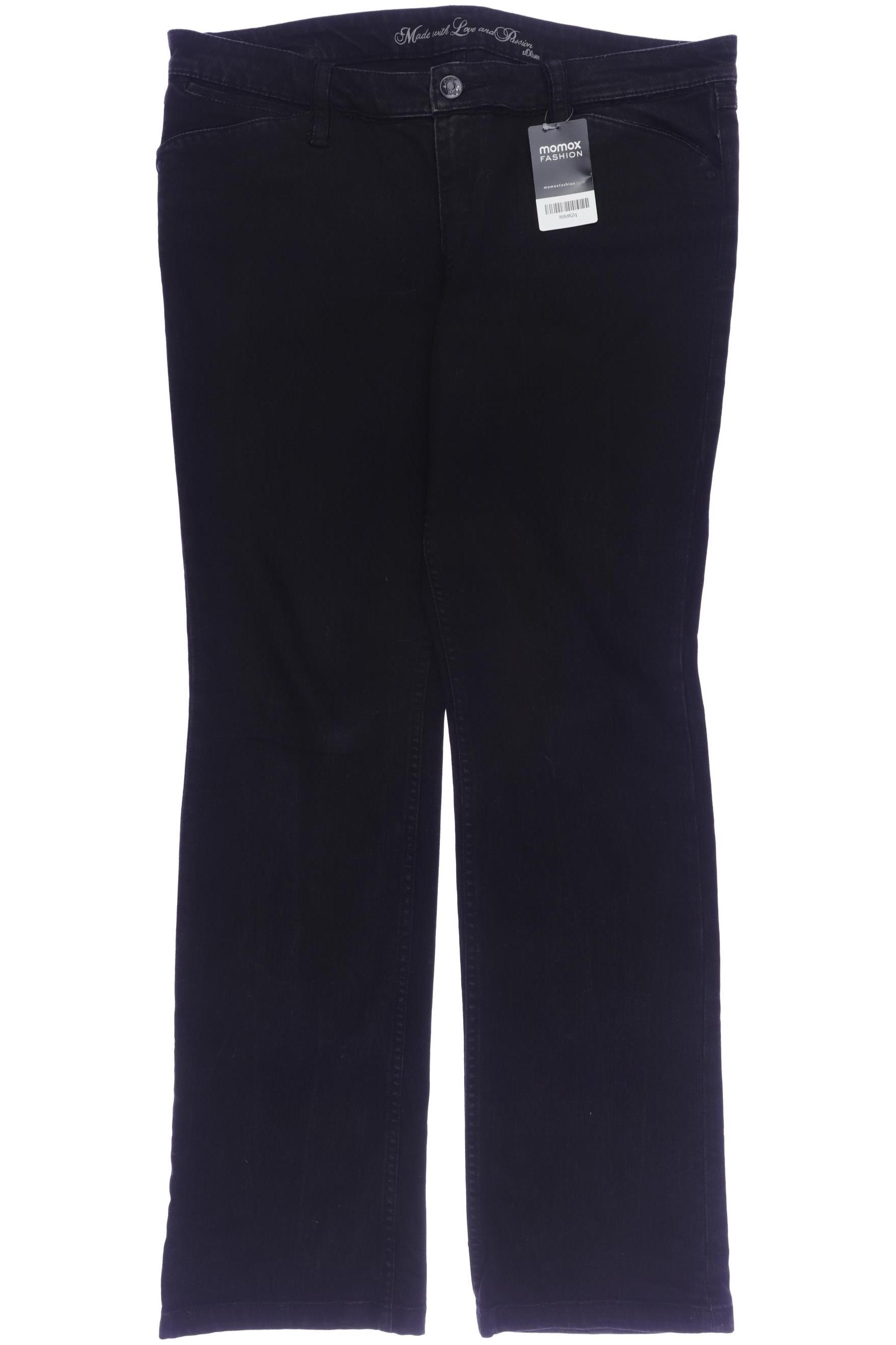 

s.Oliver Damen Jeans, schwarz, Gr. 46