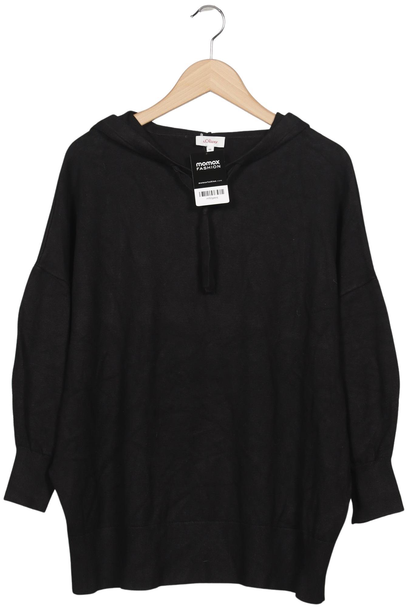 

s.Oliver Damen Kapuzenpullover, schwarz, Gr. 48