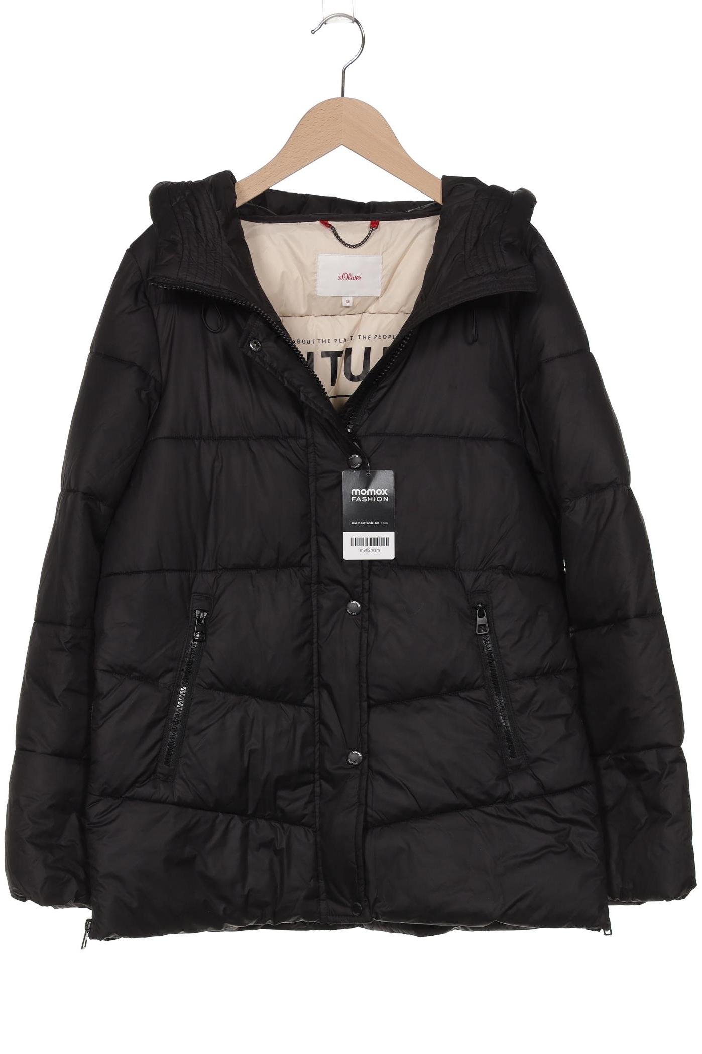 

s.Oliver Damen Jacke, schwarz, Gr. 38