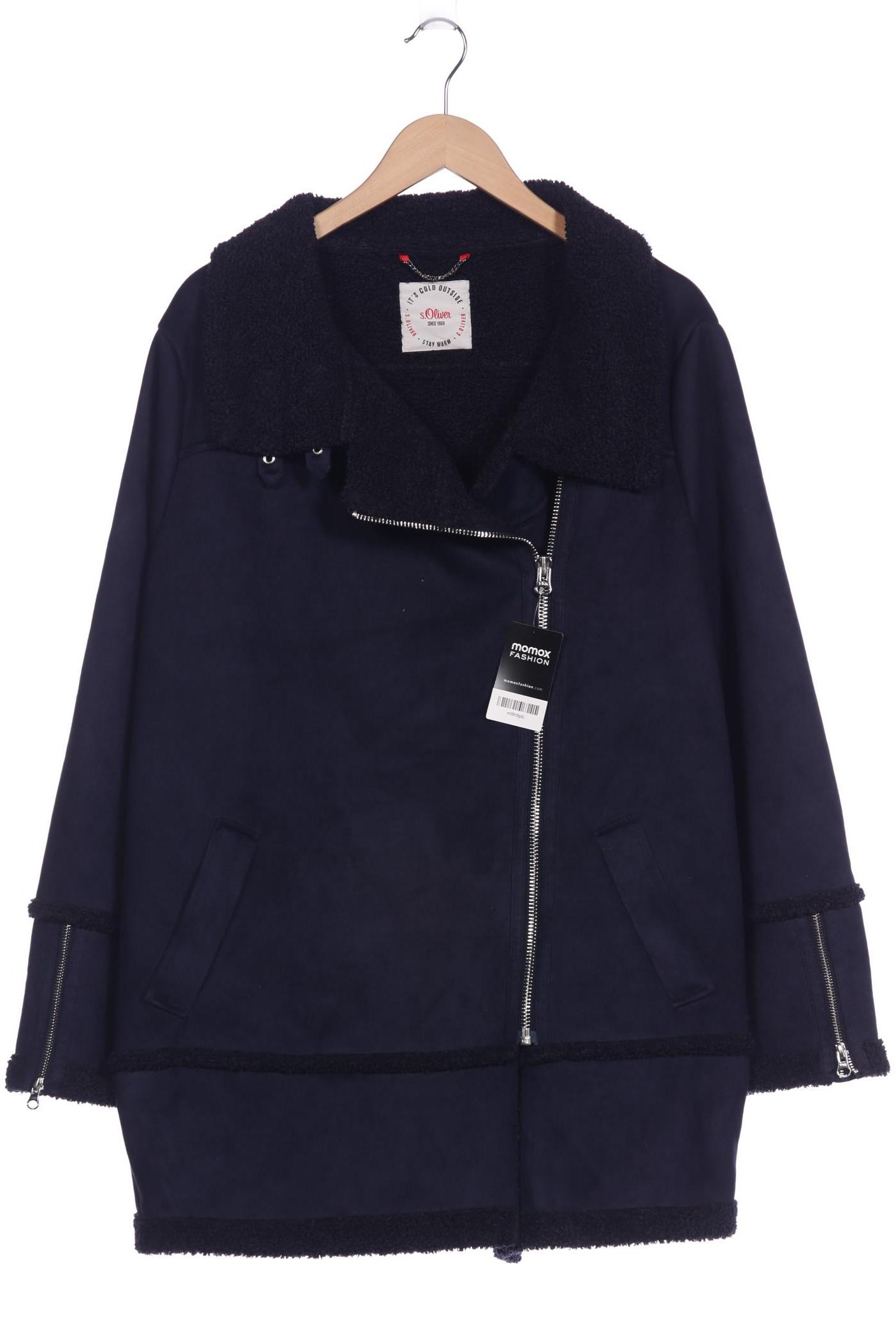 

s.Oliver Damen Mantel, marineblau, Gr. 46