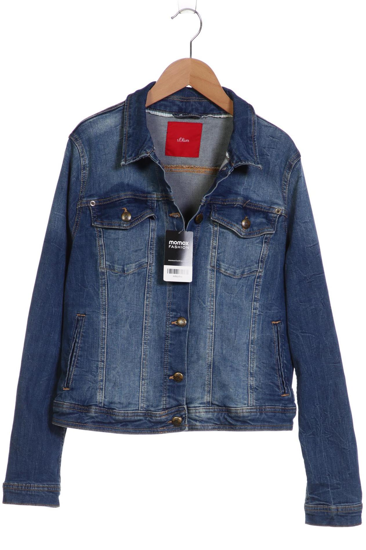 

s.Oliver Damen Jacke, blau, Gr. 42