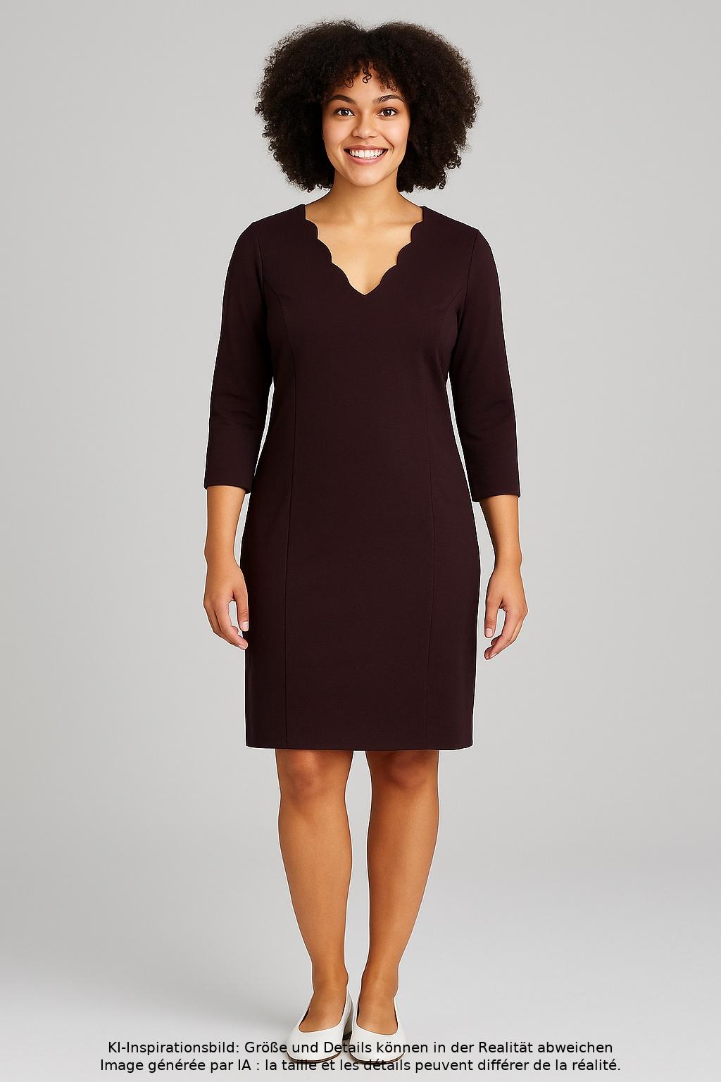 

s.Oliver Damen Kleid, bordeaux, Gr. 40