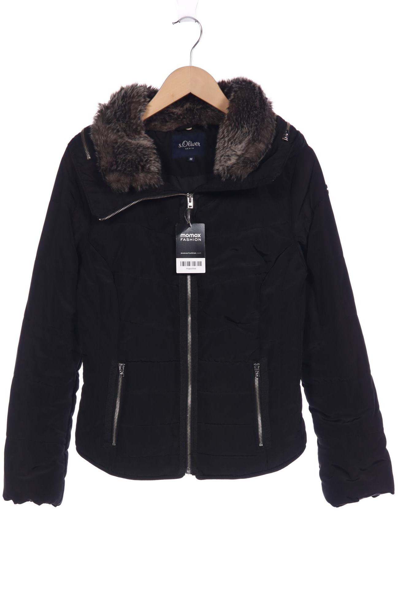 

s.Oliver Damen Jacke, schwarz, Gr. 38