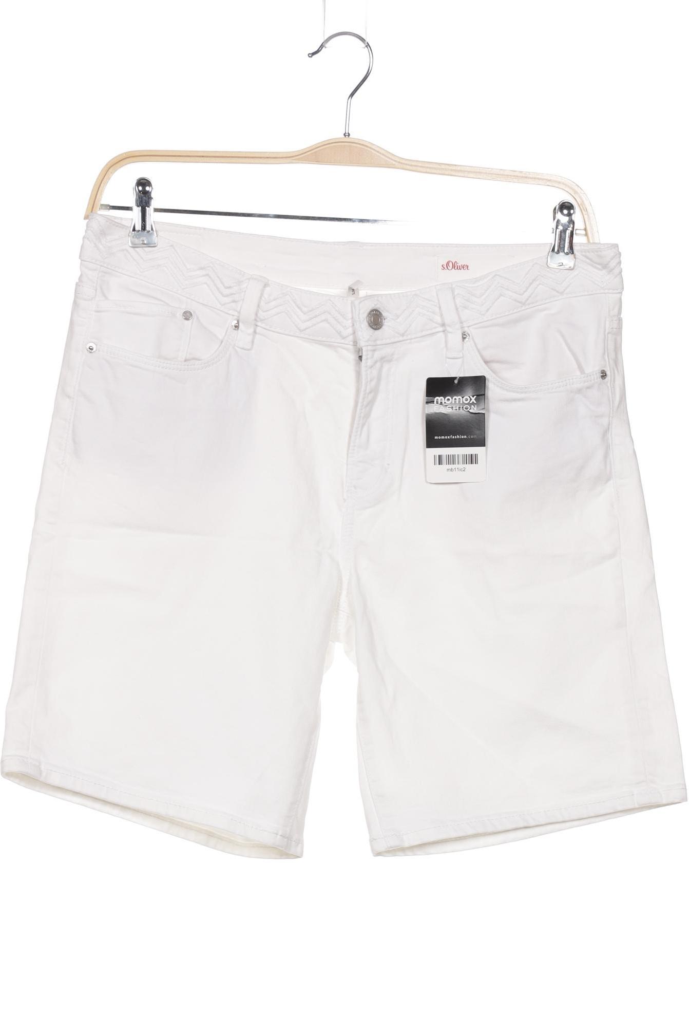 

s.Oliver Damen Shorts, weiß, Gr. 40