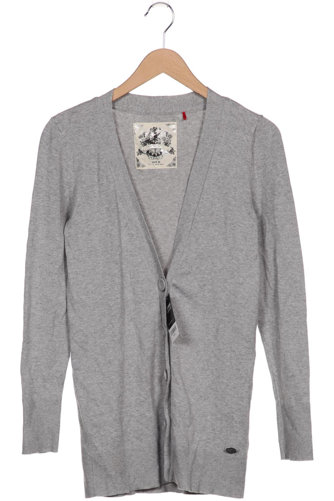 

s.Oliver Damen Strickjacke, grau, Gr. 38