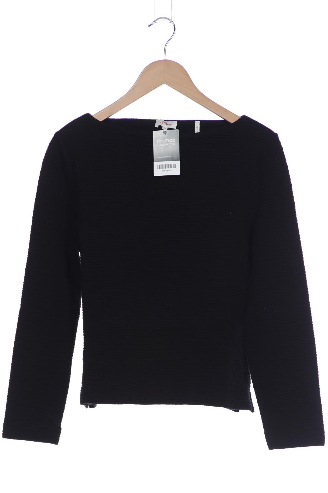 

s.Oliver Damen Sweatshirt, schwarz, Gr. 38