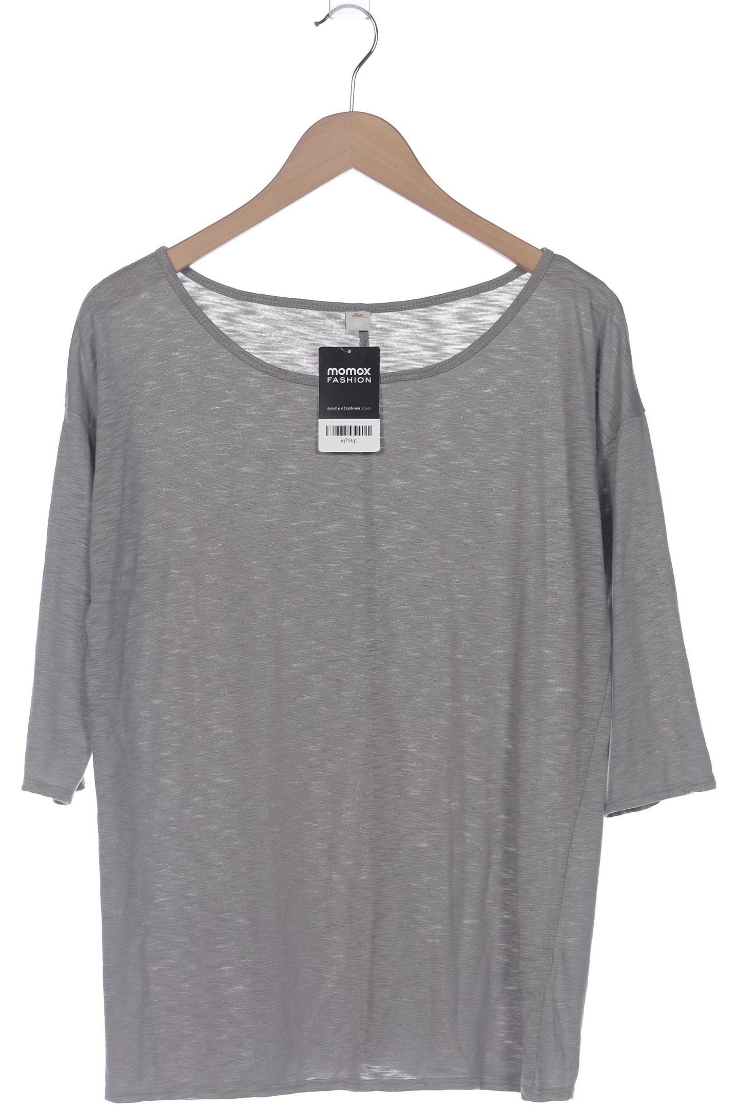 

s.Oliver Damen Langarmshirt, grau, Gr. 42