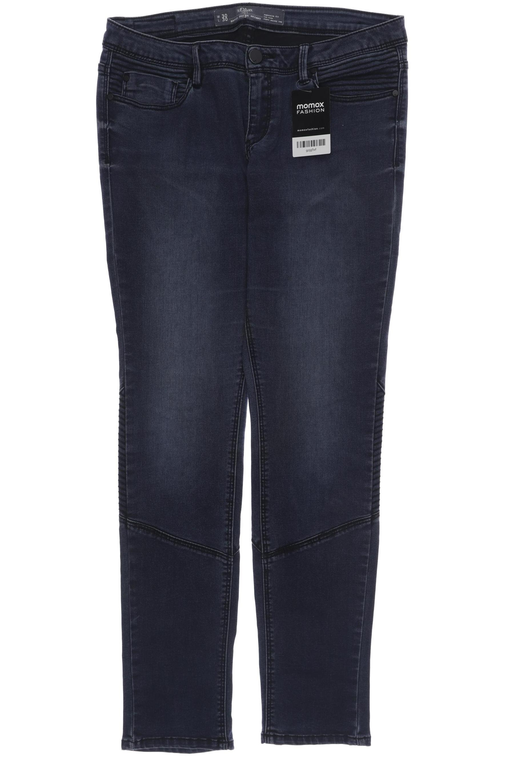 

s.Oliver Damen Jeans, marineblau