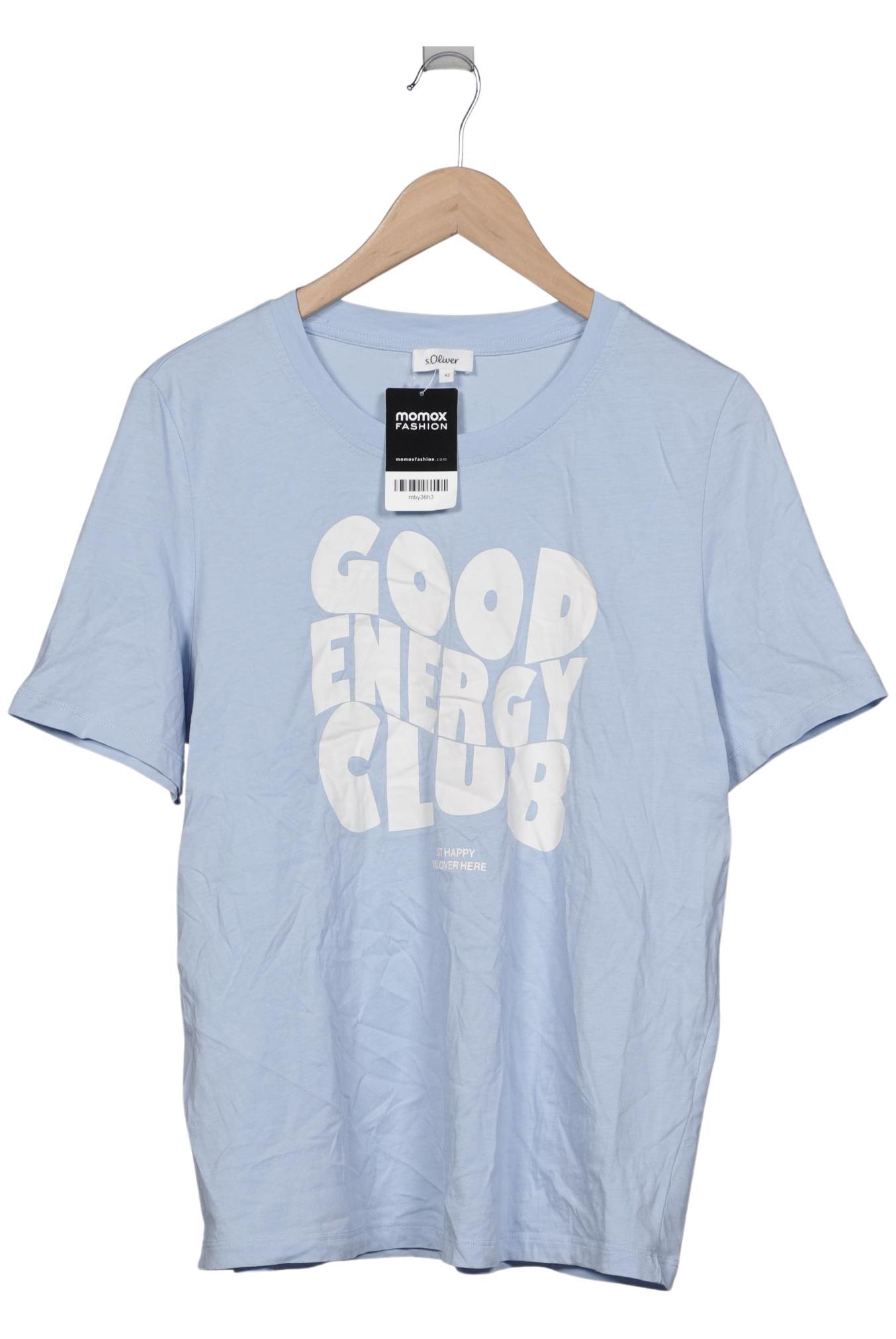 

s.Oliver Damen T-Shirt, hellblau, Gr. 42