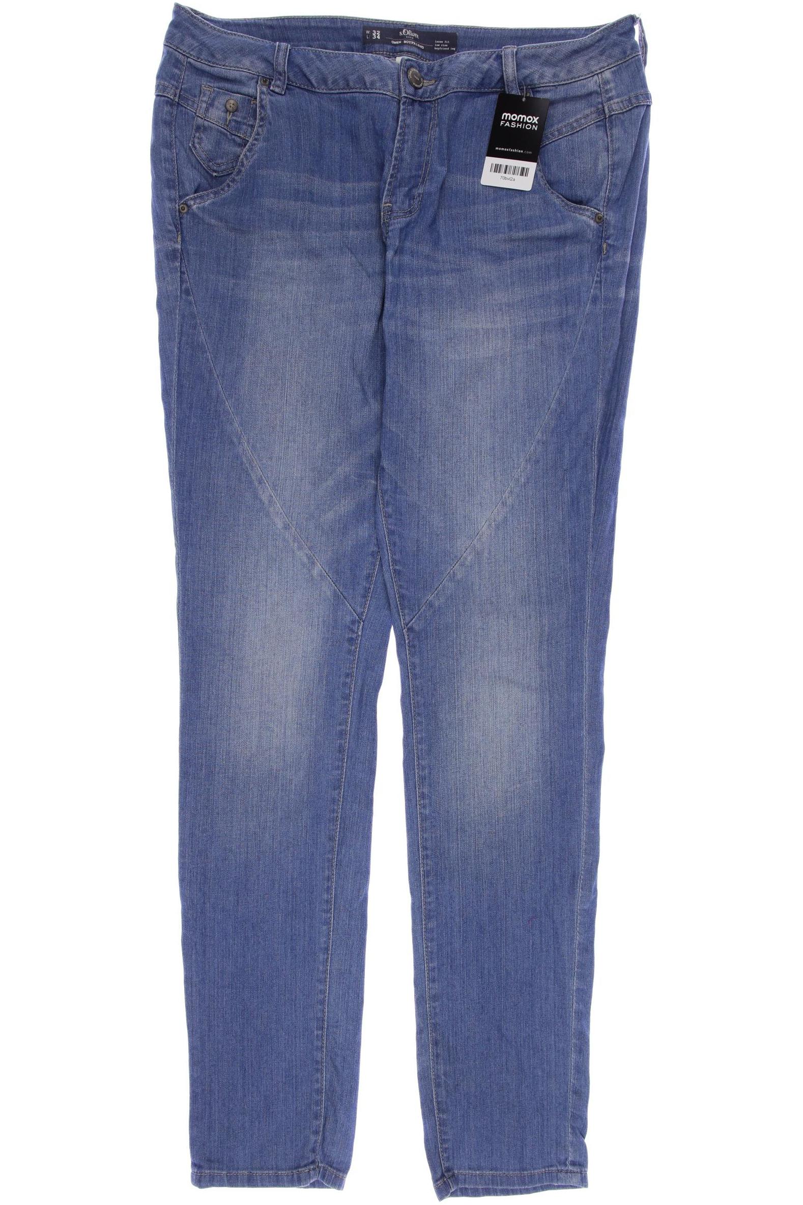 

s.Oliver Damen Jeans, blau