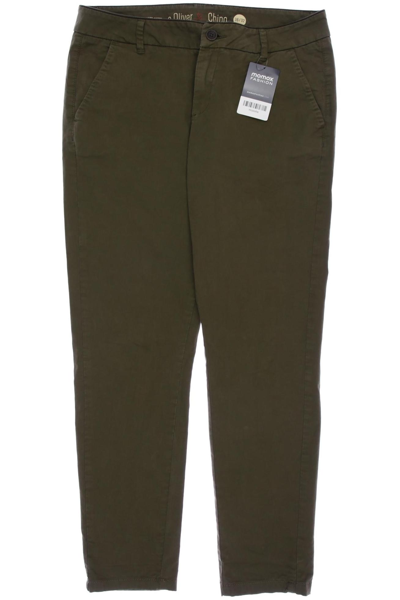 

s.Oliver Damen Stoffhose, grün, Gr. 36