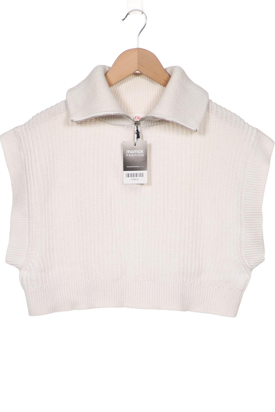 

s.Oliver Damen Pullover, weiß