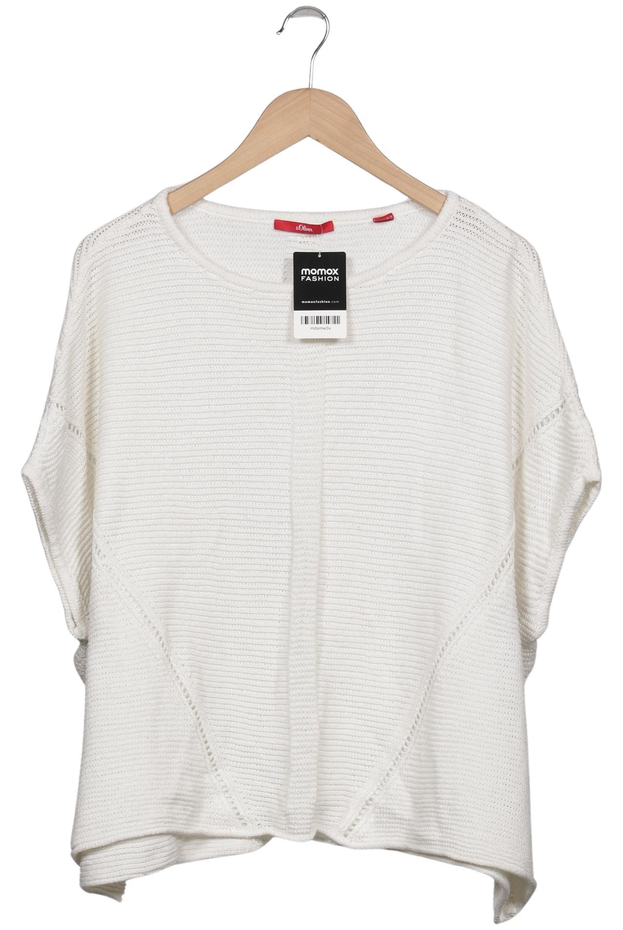 

s.Oliver Damen Pullover, cremeweiß, Gr. 38