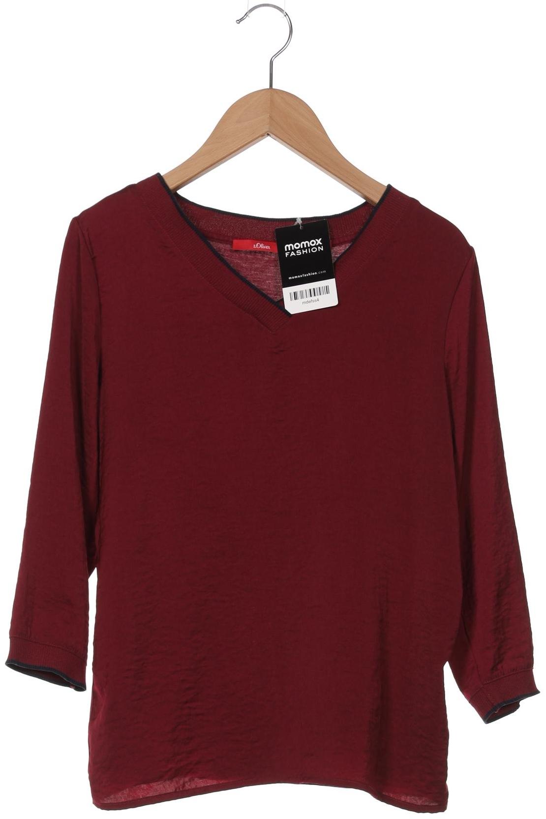 

s.Oliver Damen Langarmshirt, bordeaux, Gr. 32