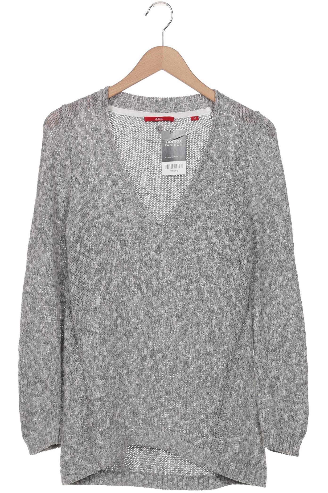 

s.Oliver Damen Pullover, grau, Gr. 38