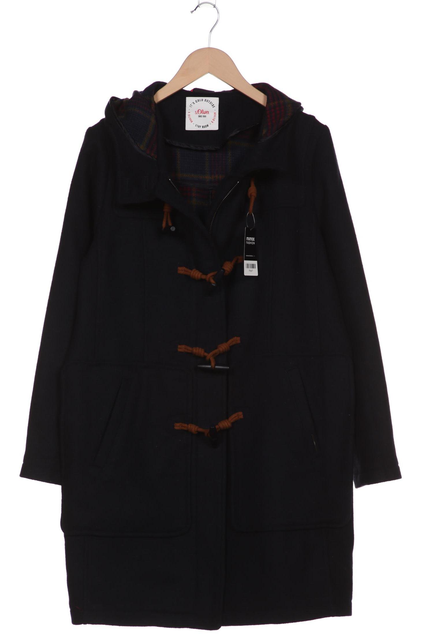 

s.Oliver Damen Mantel, marineblau, Gr. 42