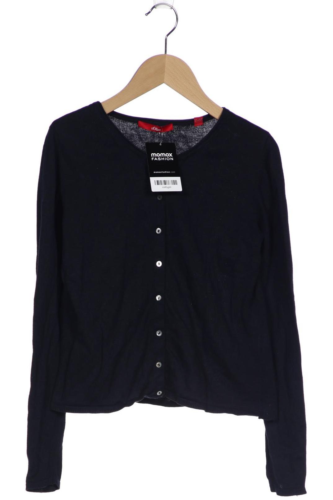 

s.Oliver Damen Strickjacke, marineblau