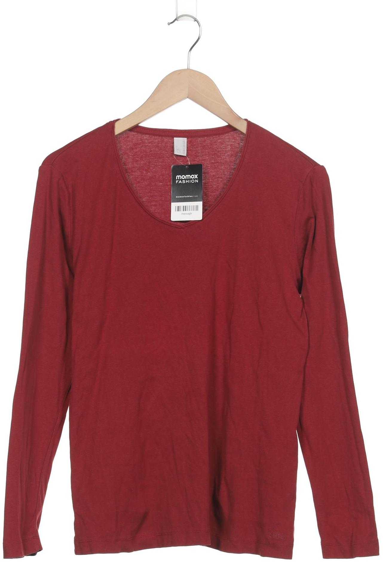 

s.Oliver Damen Langarmshirt, bordeaux, Gr. 44